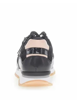 Leder-Sneakers in Schwarz>Gabor Clearance