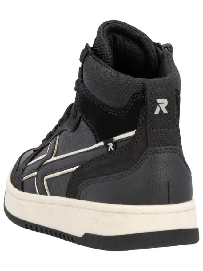 Leder-Sneakers in Schwarz>rieker Sale