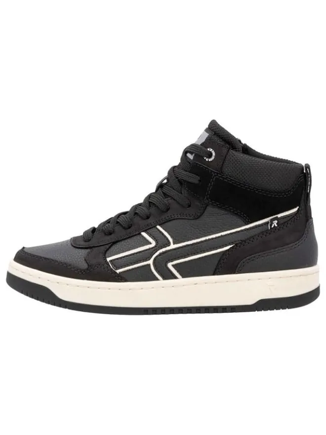 Leder-Sneakers in Schwarz>rieker Sale