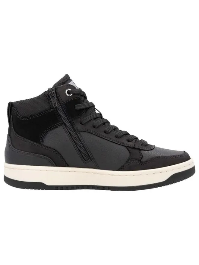 Leder-Sneakers in Schwarz>rieker Sale