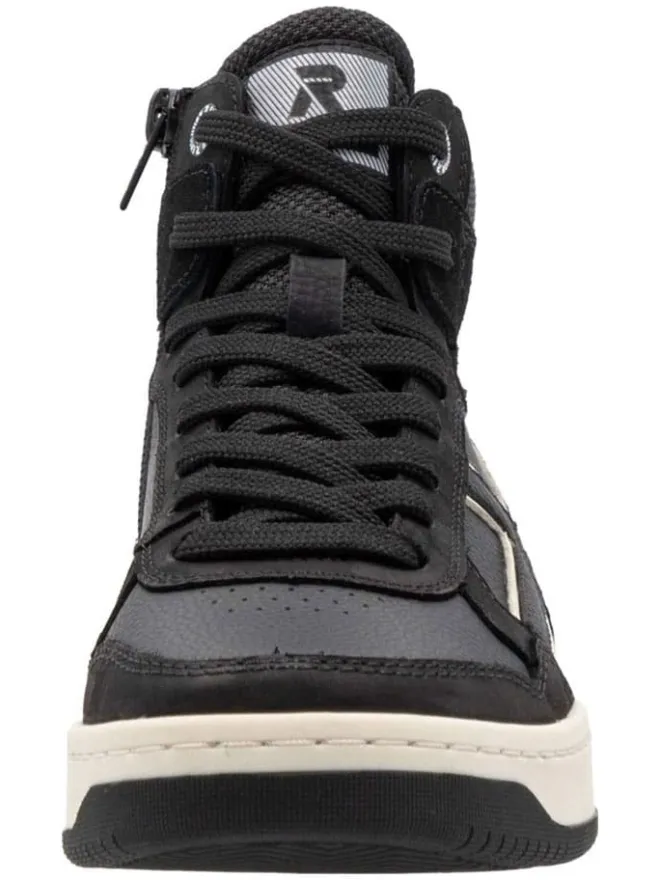 Leder-Sneakers in Schwarz>rieker Sale