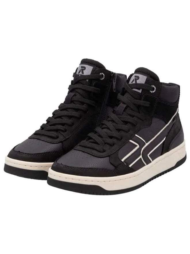 Leder-Sneakers in Schwarz>rieker Sale
