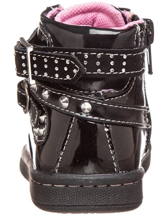 Primigi Sneakers^Leder-Sneakers in Schwarz