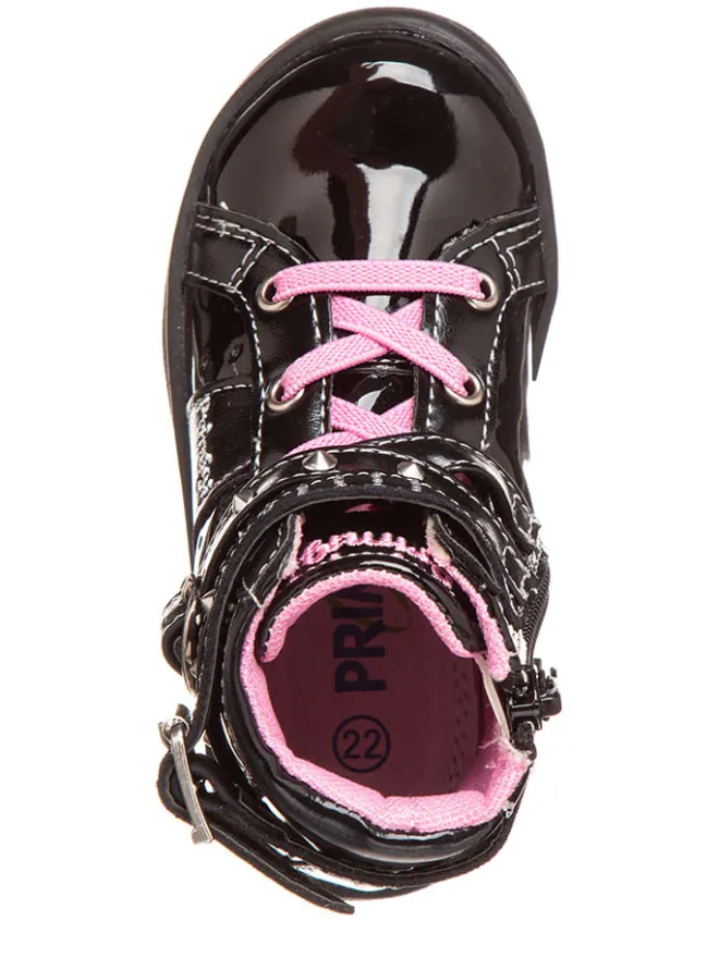 Primigi Sneakers^Leder-Sneakers in Schwarz