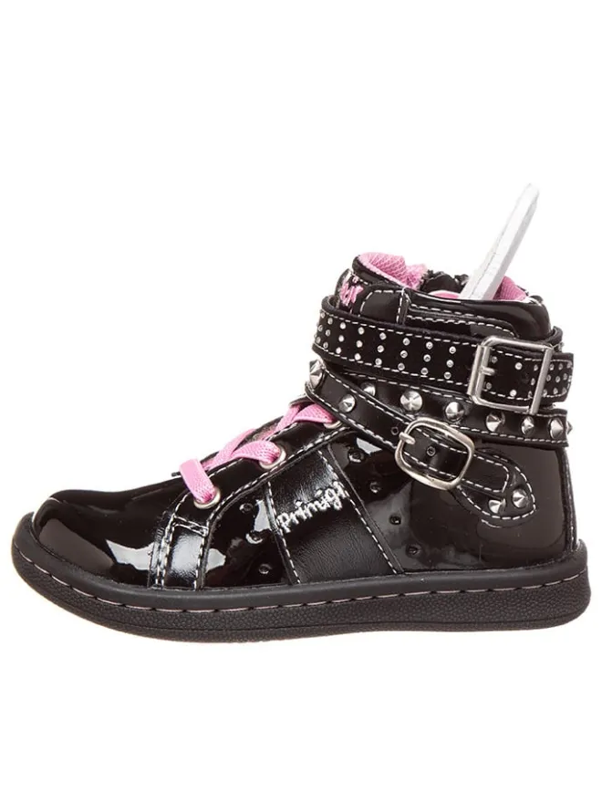 Primigi Sneakers^Leder-Sneakers in Schwarz