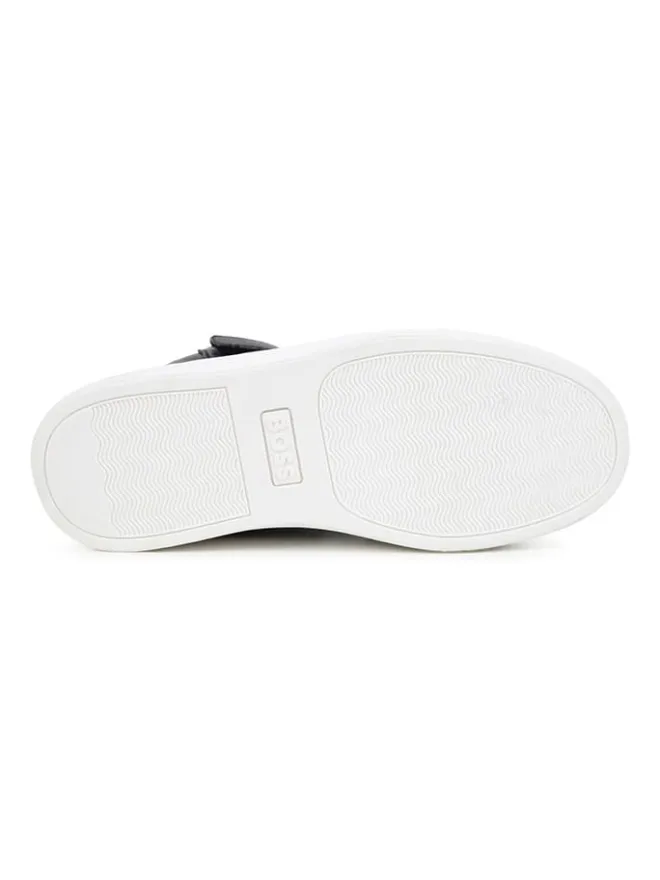 Hugo Boss Kids Sneakers·Sneakers High^Leder-Sneakers in Schwarz