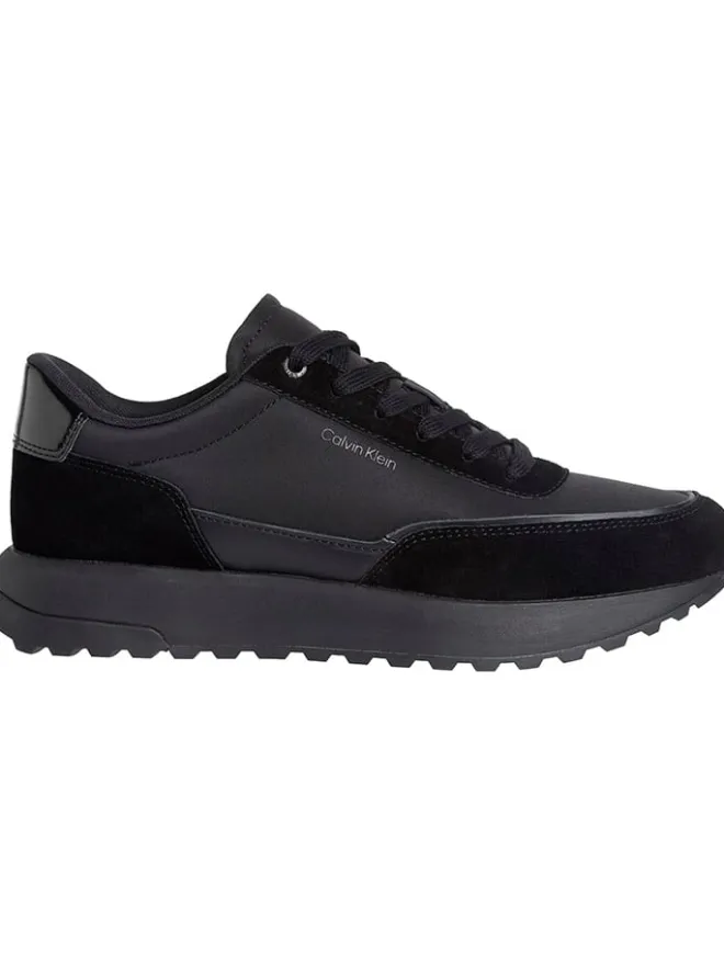 Leder-Sneakers in Schwarz>Calvin Klein Online