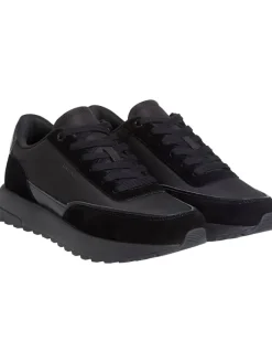 Leder-Sneakers in Schwarz>Calvin Klein Online
