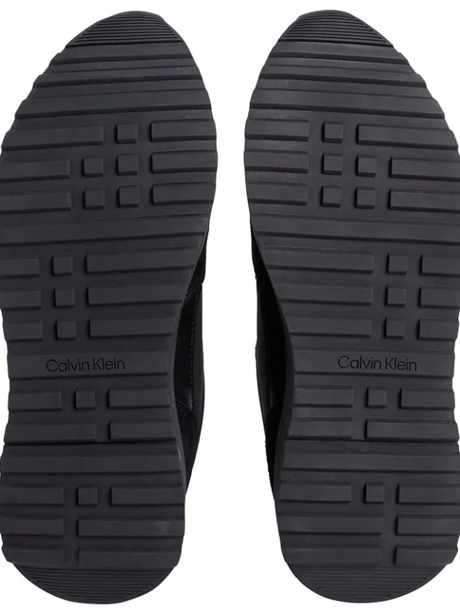 Leder-Sneakers in Schwarz>Calvin Klein Online