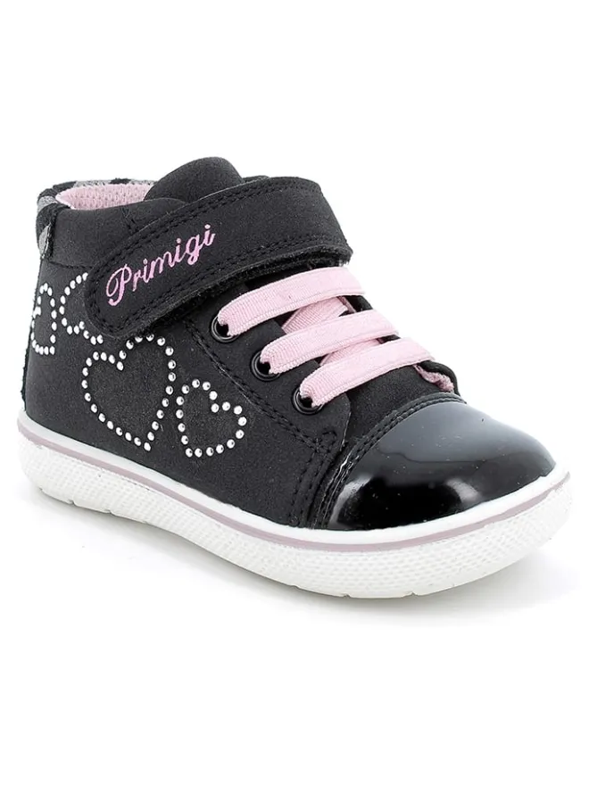 Primigi Sneakers^Leder-Sneakers in Schwarz