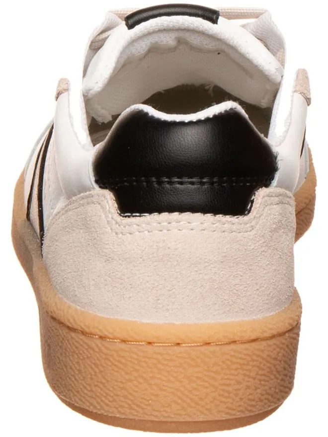 Marc O'Polo Shoes Sneakers^Leder-Sneakers in Schwarz/ Beige/ Weiß