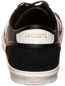 Leder-Sneakers in Schwarz/ Weiß><noscript><img width=