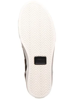Leder-Sneakers in Schwarz/ Weiß><noscript><img width=