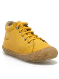 Leder-Sneakers in Senf>Naturino New