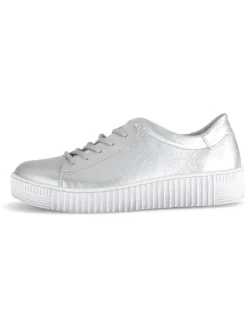 Gabor Sneakers^Leder-Sneakers in Silber