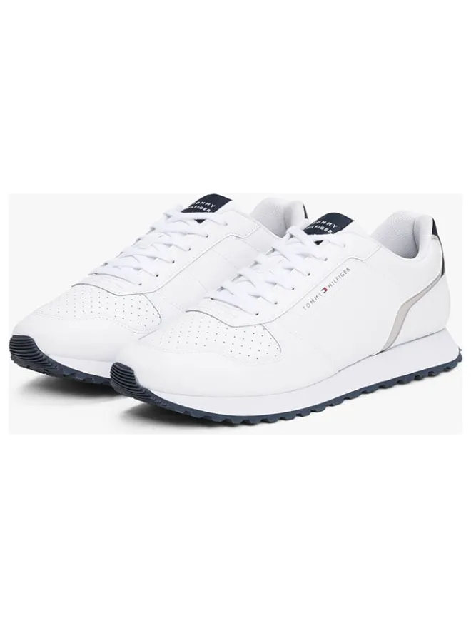 Leder-Sneakers in Weiß>Tommy Hilfiger Shoes New