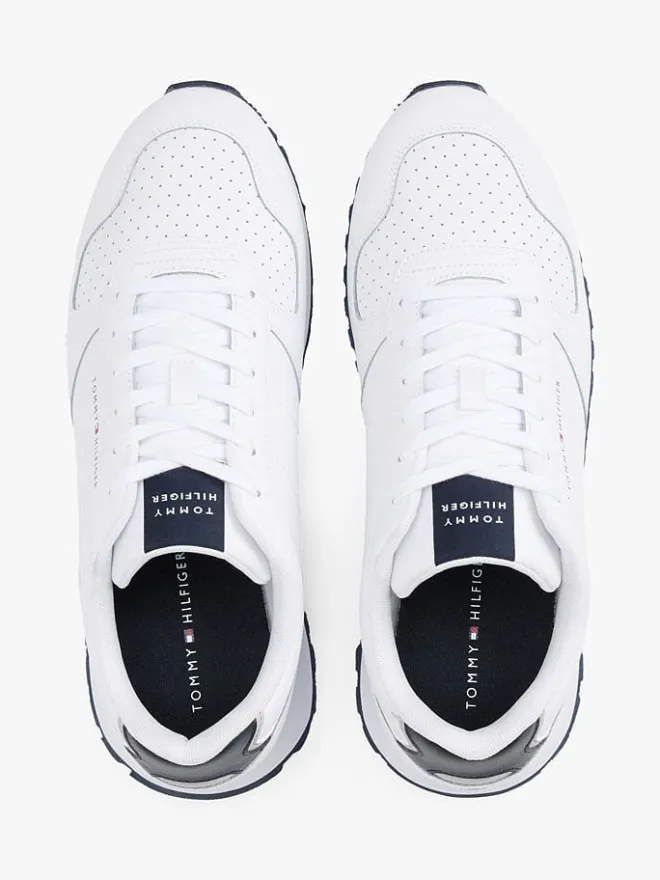 Leder-Sneakers in Weiß>Tommy Hilfiger Shoes New