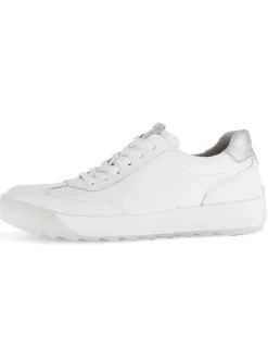 Leder-Sneakers in Weiß>Gabor Discount