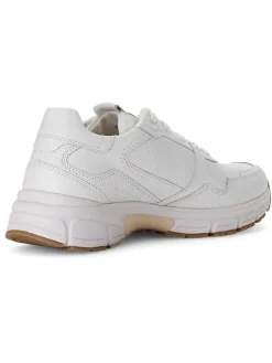 Leder-Sneakers in Weiß><noscript><img width=
