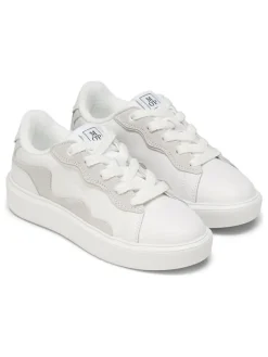 Leder-Sneakers in Weiß>Marc O'Polo Shoes Sale