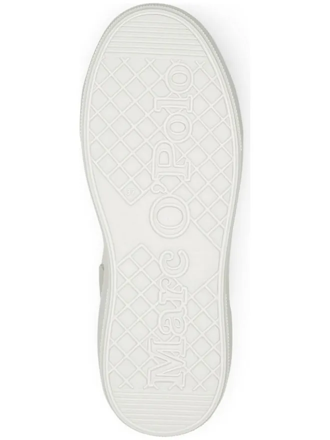 Leder-Sneakers in Weiß>Marc O'Polo Shoes Sale
