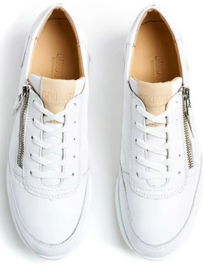 Leder-Sneakers in Weiß>LLOYD