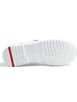 Leder-Sneakers in Weiß><noscript><img width=