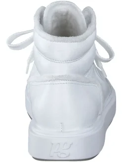 Leder-Sneakers in Weiß><noscript><img width=