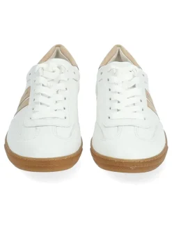 Leder-Sneakers in Weiß><noscript><img width=