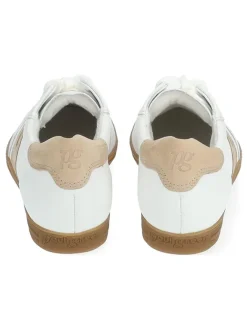 Leder-Sneakers in Weiß><noscript><img width=