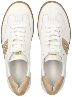Leder-Sneakers in Weiß><noscript><img width=