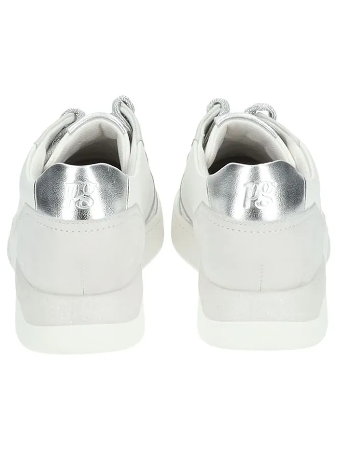 Leder-Sneakers in Weiß>Paul Green