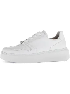 Leder-Sneakers in Weiß>Gabor Discount