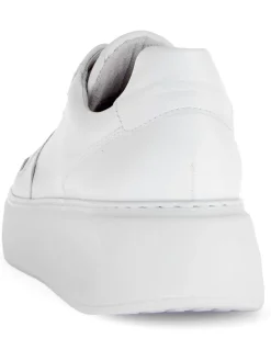 Leder-Sneakers in Weiß><noscript><img width=