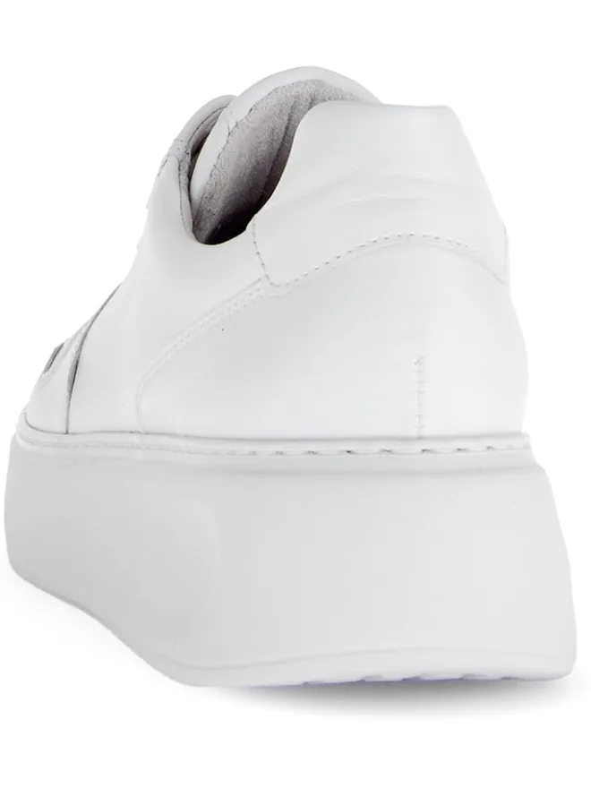 Leder-Sneakers in Weiß>Gabor Discount