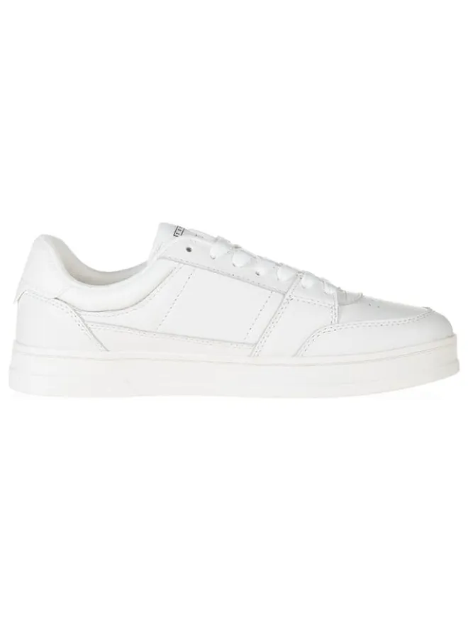 Leder-Sneakers in Weiß>Tommy Hilfiger Shoes Outlet