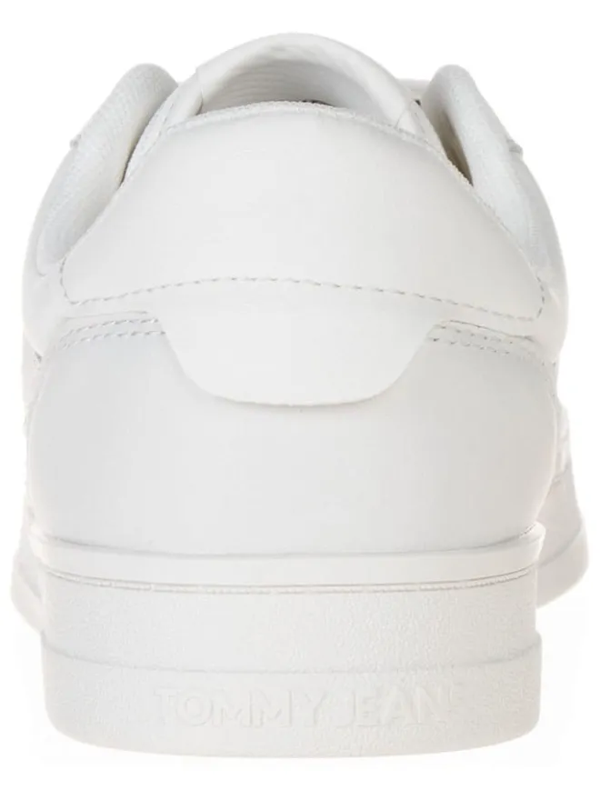 Leder-Sneakers in Weiß>Tommy Hilfiger Shoes Outlet