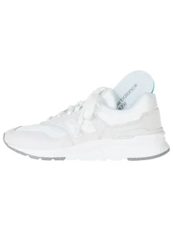 Leder-Sneakers in Weiß><noscript><img width=