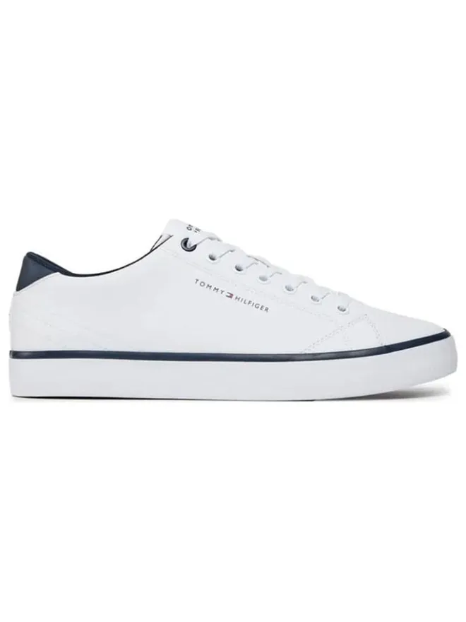 Leder-Sneakers in Weiß>Tommy Hilfiger Shoes New