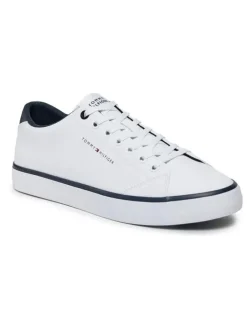 Leder-Sneakers in Weiß>Tommy Hilfiger Shoes New