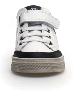 Leder-Sneakers in Weiß><noscript><img width=