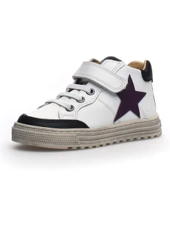 Leder-Sneakers in Weiß><noscript><img width=