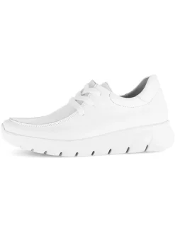 Leder-Sneakers in Weiß><noscript><img width=