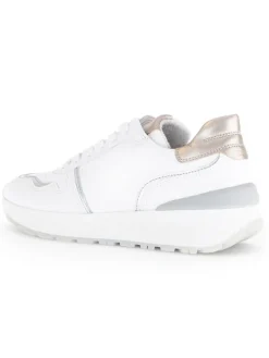 Gabor Sneakers^Leder-Sneakers in Weiß/ Beige