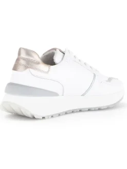 Gabor Sneakers^Leder-Sneakers in Weiß/ Beige