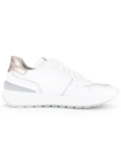 Gabor Sneakers^Leder-Sneakers in Weiß/ Beige