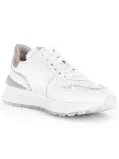 Gabor Sneakers^Leder-Sneakers in Weiß/ Beige