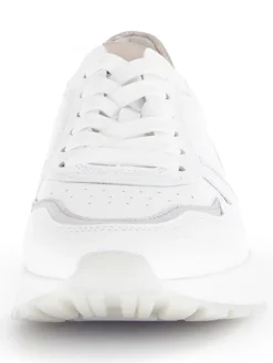 Gabor Sneakers^Leder-Sneakers in Weiß/ Beige