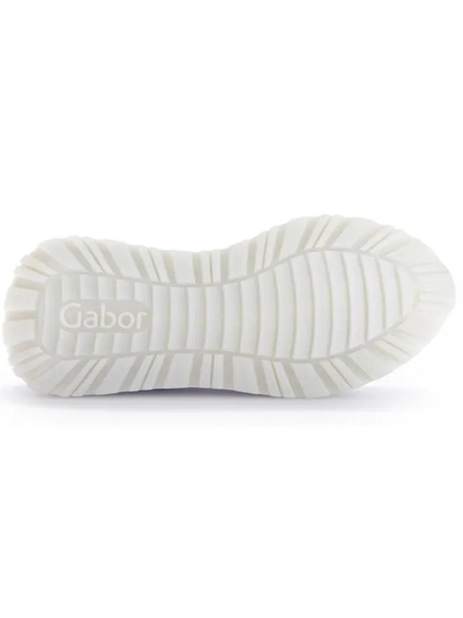 Gabor Sneakers^Leder-Sneakers in Weiß/ Beige