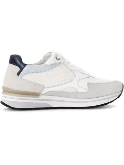 Gabor Sneakers^Leder-Sneakers in Weiß/ Beige